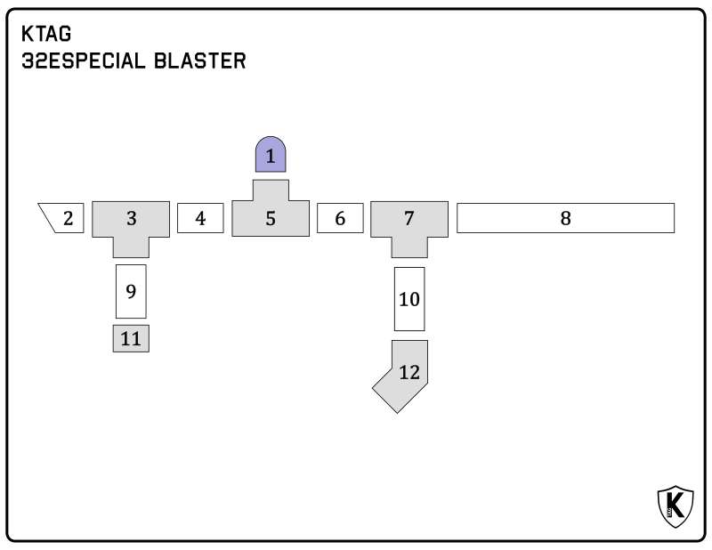 32ESPecial Blaster PVC Parts